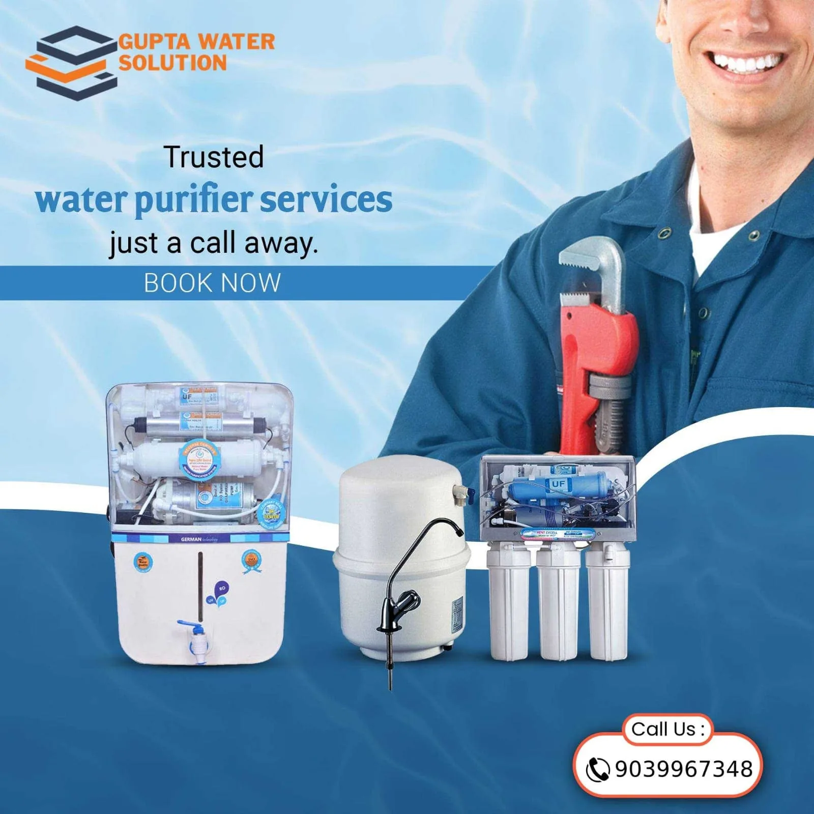 Water purifier maintenance service near me by certified engineers.
